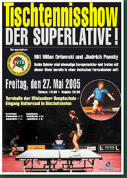 Tischtennisshow der Superlative mit zwei Ex-Europameister!